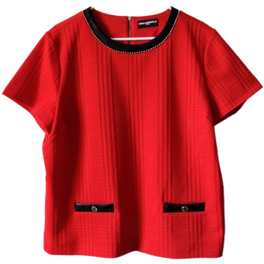 Gorgeous Red, Knit Top